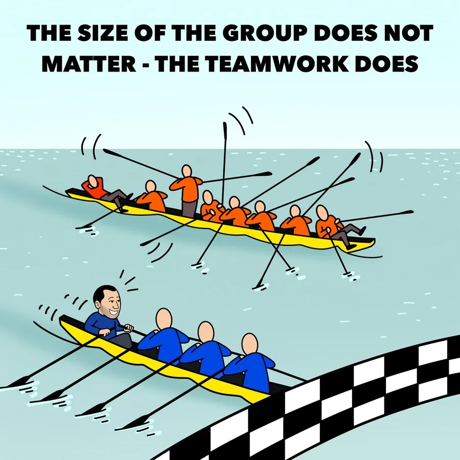 SuccessPictures: The size of the group does not matter, the teamwork does